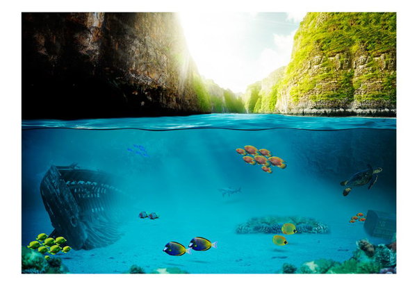 Tapete 'Under the waterline'