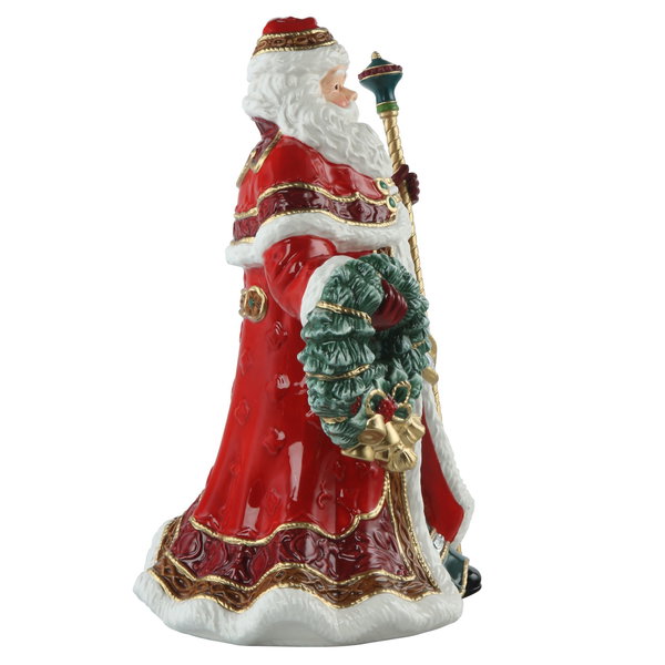 Porzellan Figur 'Santa with Wreath' von Goebel 19x33x24cm