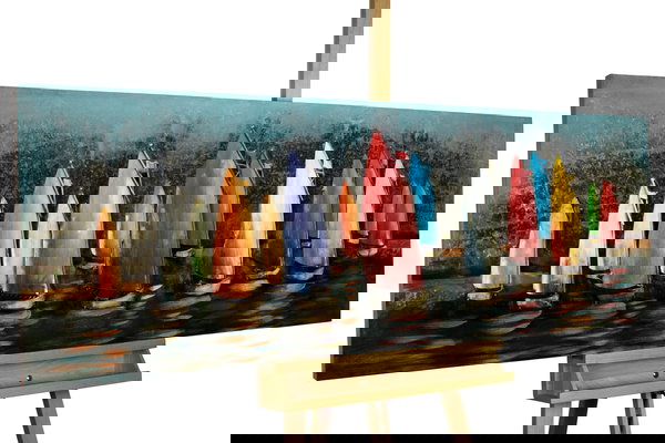 Arte contemporânea feita à mão