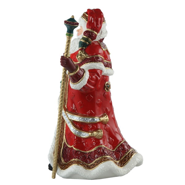 Porzellan Figur 'Santa with Wreath' von Goebel 19x33x24cm