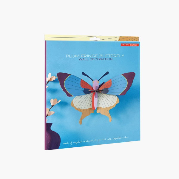 Karton skulptura za zid 'Vivid Wings Decor'