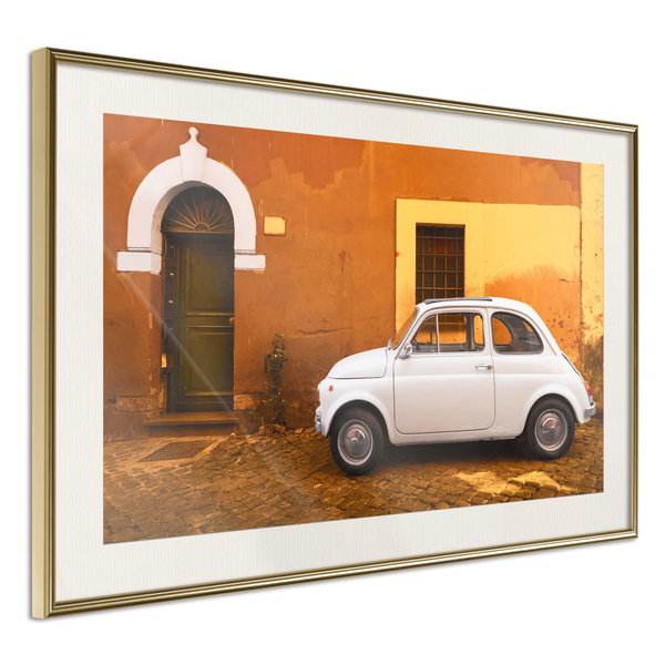 Poster 'White Car'
