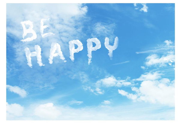 Tapete 'Be happy'