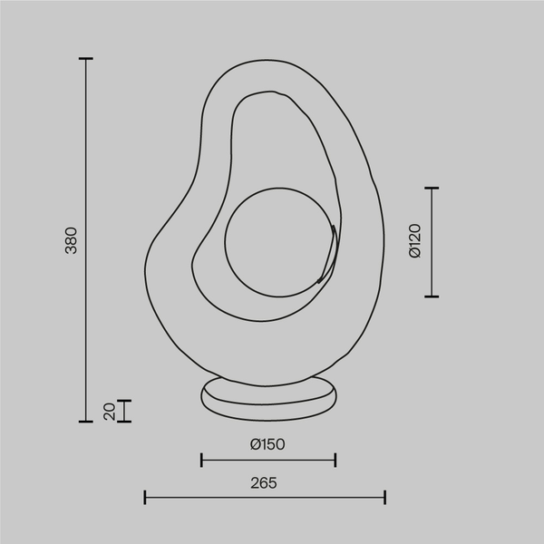 Table Lamp 'Opus 1'