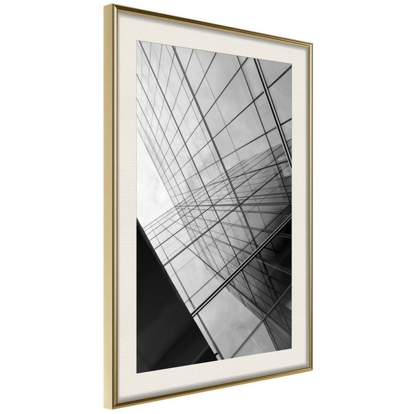 Poster 'Steel and Glass (Grey)'