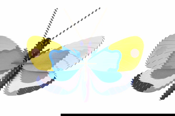 Objet mural en carton 'Monarch Butterfly Decor'