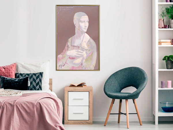 Poster 'Pastel Lady'