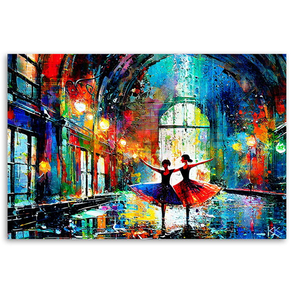 Kunstdruck auf Leinwand 'Dance of Vibrant Dreams 3'