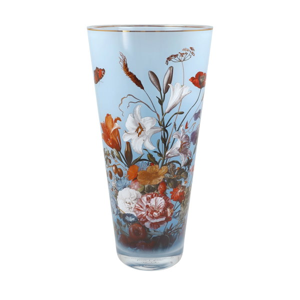 Glass vase 'Sommerblumen' by Jan Davidsz de Heem 4x8x4 inches