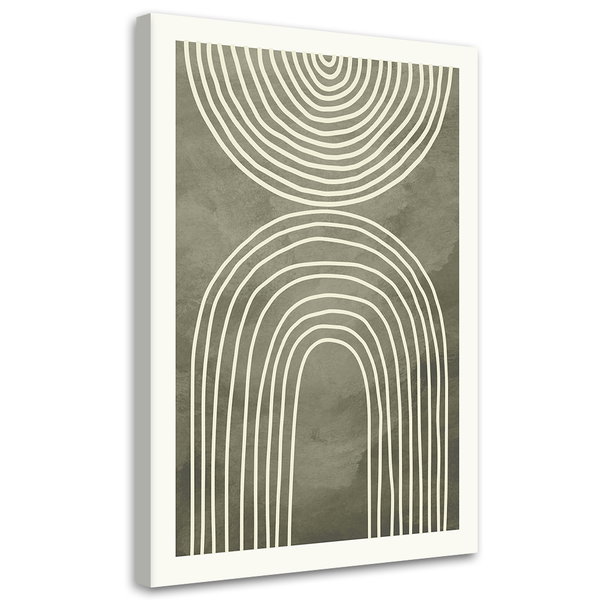 Kunstdruck auf Leinwand 'Minimalist Abstract Line'