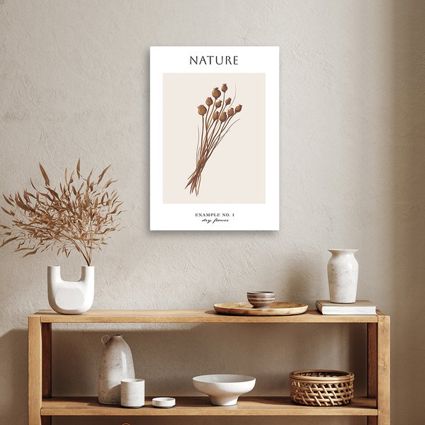 Kunstdruck auf Leinwand 'Dry Flower'