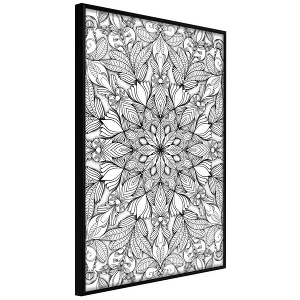 Plagát 'Colourless Mandala'