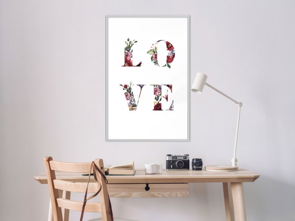 Poster 'Love in Flowers'