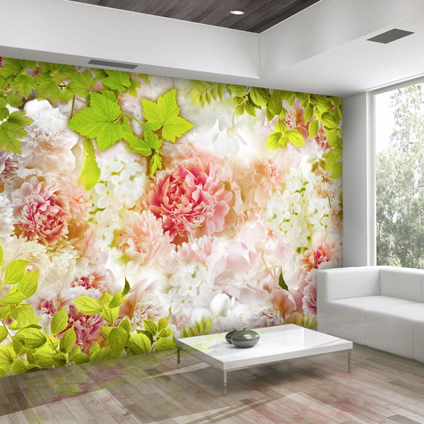 Selbstklebende Tapete 'Warm Blossoming'
