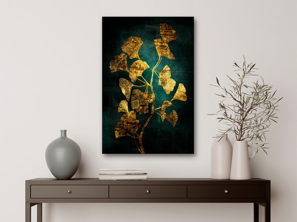 Kunstdruck auf Leinwand 'Spreading Glow Vertical'
