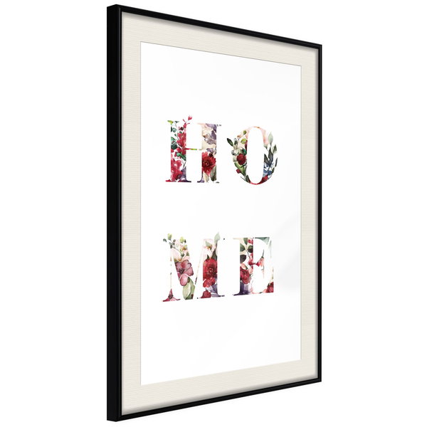 Poster 'Home in Flowers'