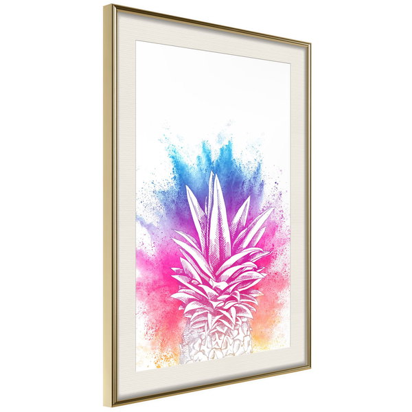 Poster 'Colourful Pineapple'