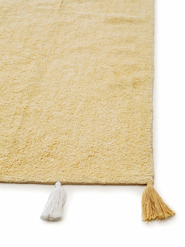 Design Waschbarer Kinderteppich Malu Gelb I