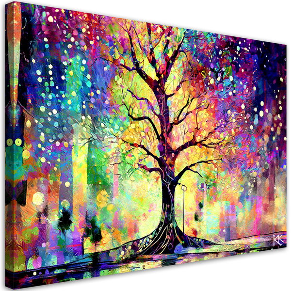 Kunstdruck auf Leinwand 'Urban Kaleidoscope of Life 3'