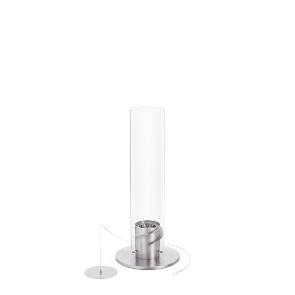 SPIN 900 Tischfeuer silber | Outdoor &amp; Indoor