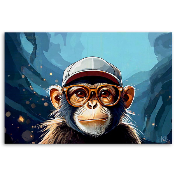Canvas Print 'Geeky Gorilla'