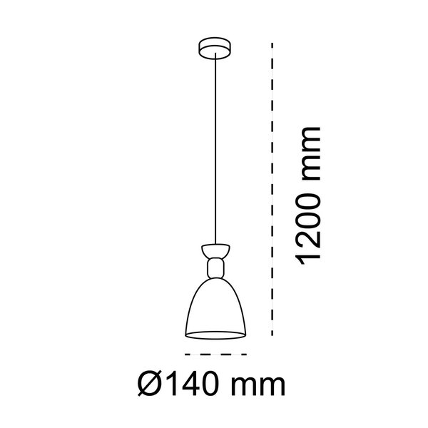 Suspension luminaire 'Cloe CC1'