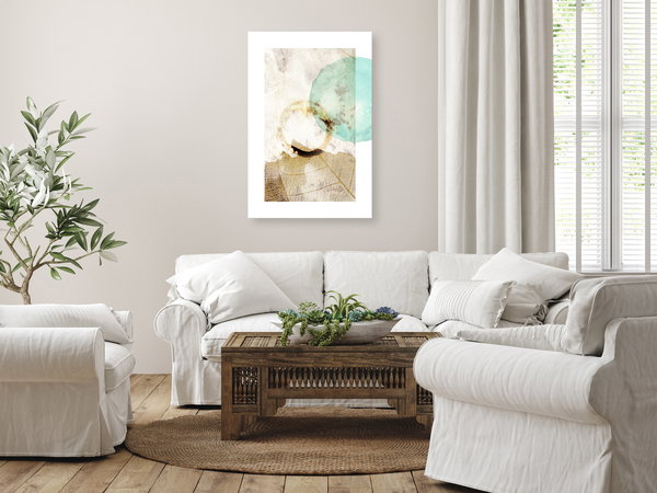 Kunstdruck auf Leinwand 'Beginning of Growth Vertical'