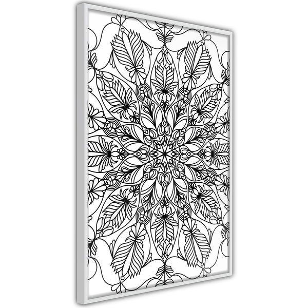 Poster 'Colour Your Own Mandala I'