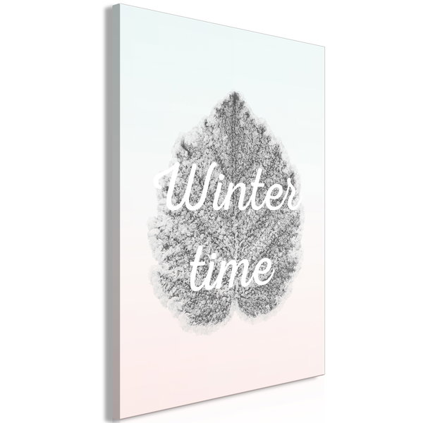 Umjetnički print na platnu 'Winter Time Vertical'