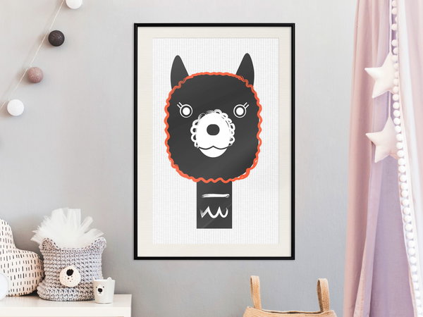 Poster 'Decorative Alpaca'