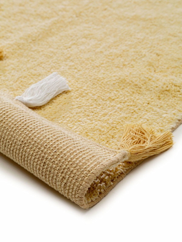 Design Waschbarer Kinderteppich Malu Gelb I