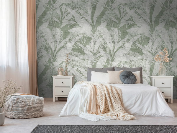 Tapete 'Leafy Serenity' 159x280cm