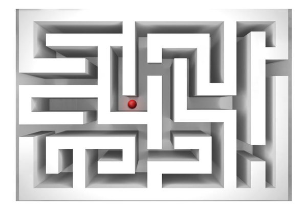 Tapete 'Ice labyrinth'