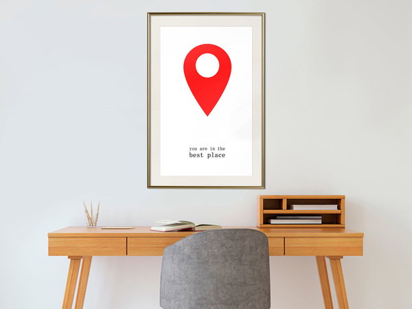 Poster 'You Are in the Best Place'