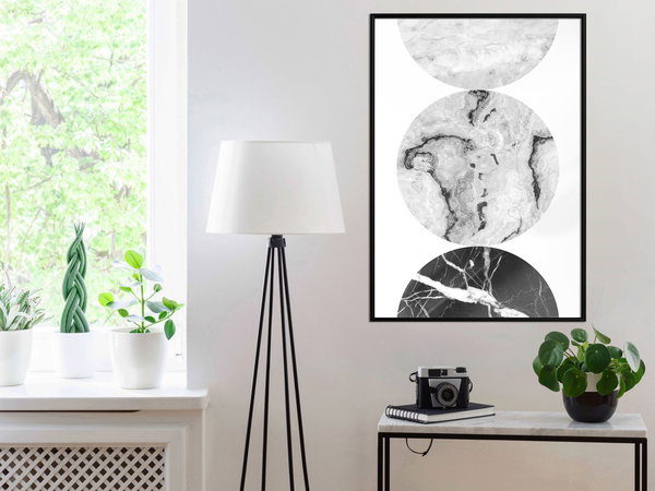 Poster 'Three Shades of Marble'