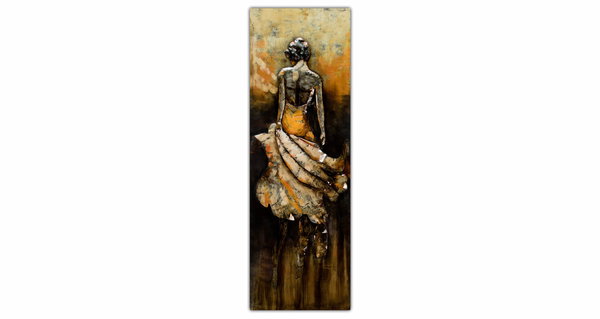 Metallbild 3D 'Queen of Honor' 44x144x5cm