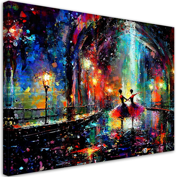 Kunstdruck auf Leinwand 'Dance of Vibrant Dreams 2'