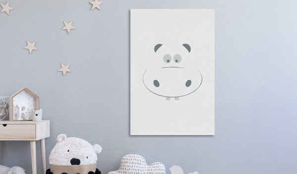 Kunstdruck auf Leinwand 'Happy Hippie Vertical'