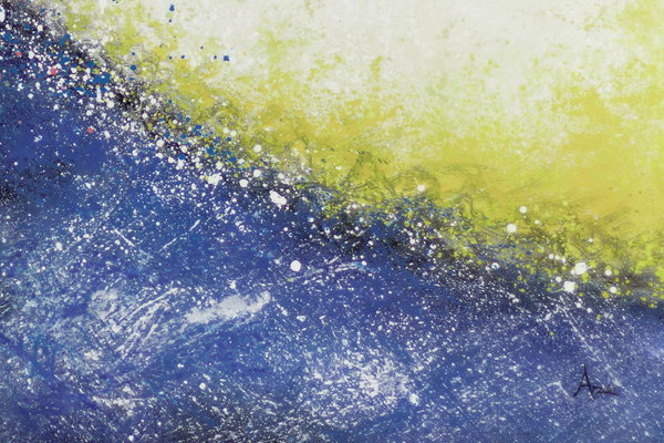 Großzügig aufgetragene Farben