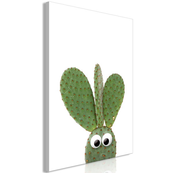 Impression sur toile 'Ear Cactus Vertical'