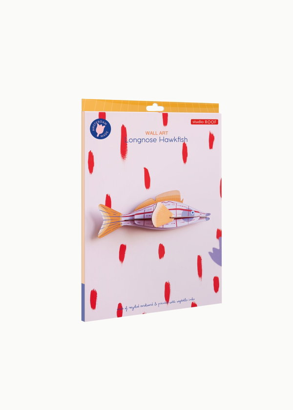Wanddeko Papier 'Kreativer Fisch'