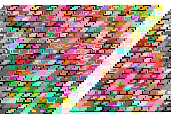 Tapeta 'Colourful Puzzle'