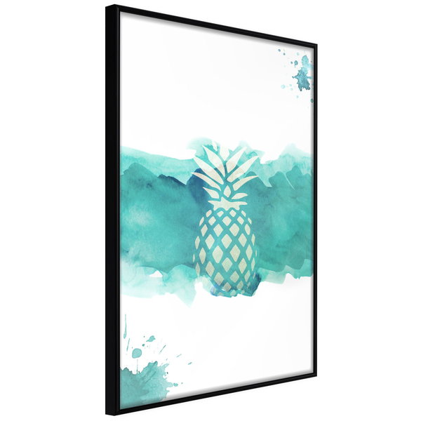 Poster 'Pineapple in Watercolours'