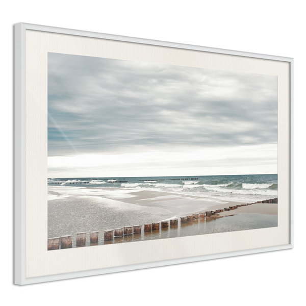 Poster 'Chilly Morning at the Seaside'