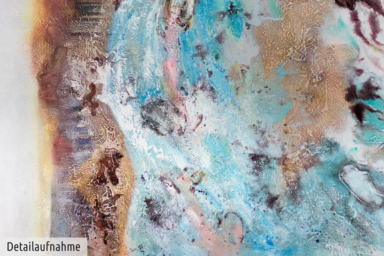 XXL Schilderij 'Surface of Earth' | Handgeschilderd unicum in de ruimte.