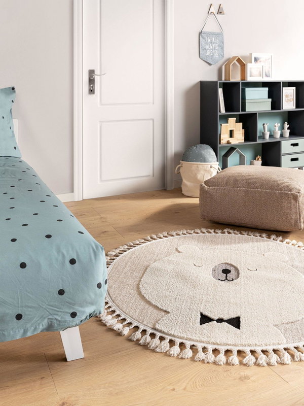 Design Kinderteppich Momo Beige IV