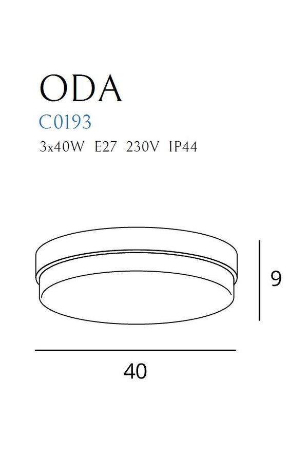 Deckenleuchte 'Oda 1'
