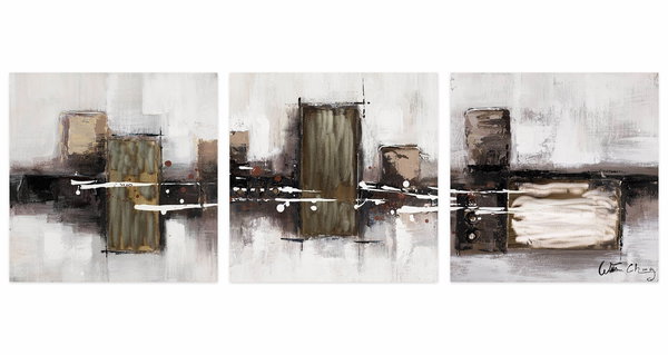 Acryl Gemälde 'Bronzezeit' 120x40cm
