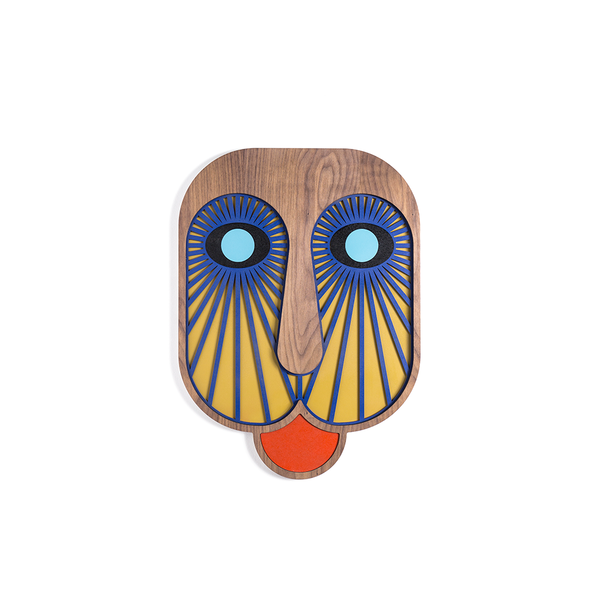Wooden decorative mask 'Modern African Mask #6'