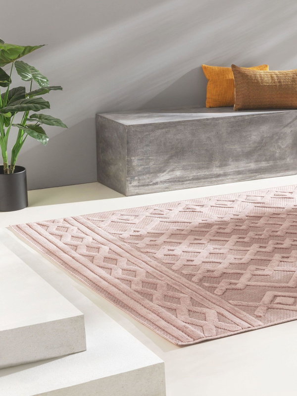 Design In- &amp; Outdoor-Teppich Bonte Rosa